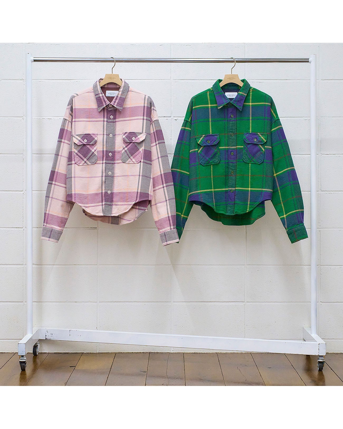 UNUSED | Long sleeve check shirt – FAB4 ONLINE STORE