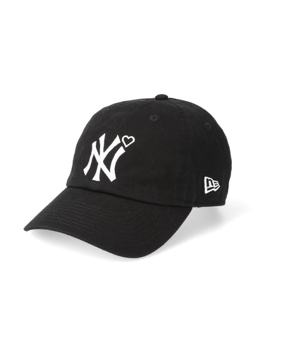 Yankees Heart Embroidery Cap - black - FAB4 ONLINE STORE