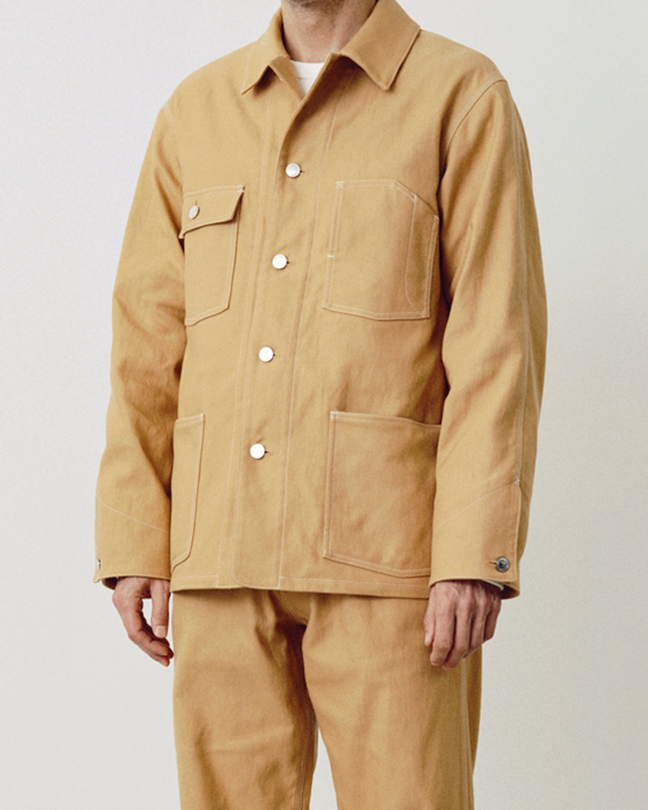 Finx Cotton Duck Work Jacket - camel