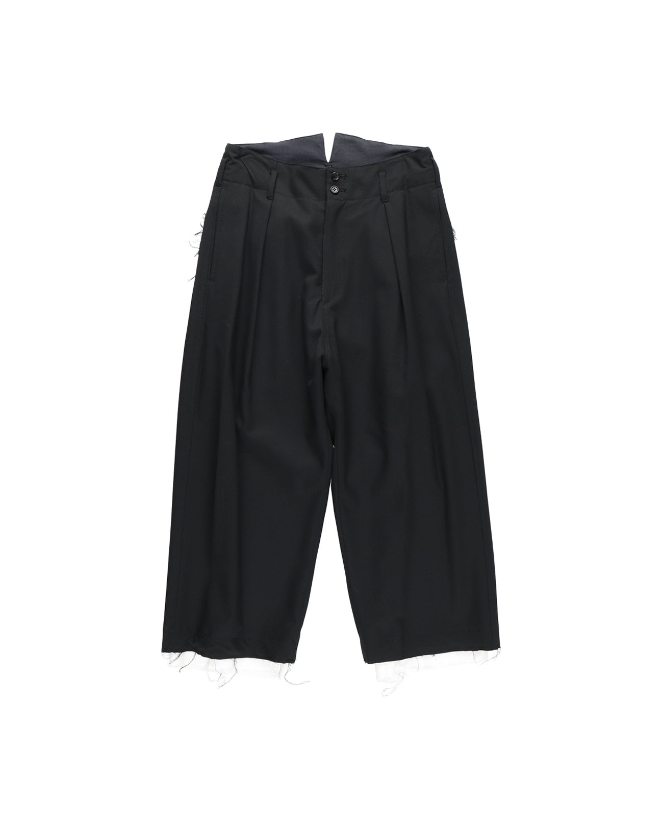 sulvam | Gabardine Classic pants - black – FAB4 ONLINE STORE