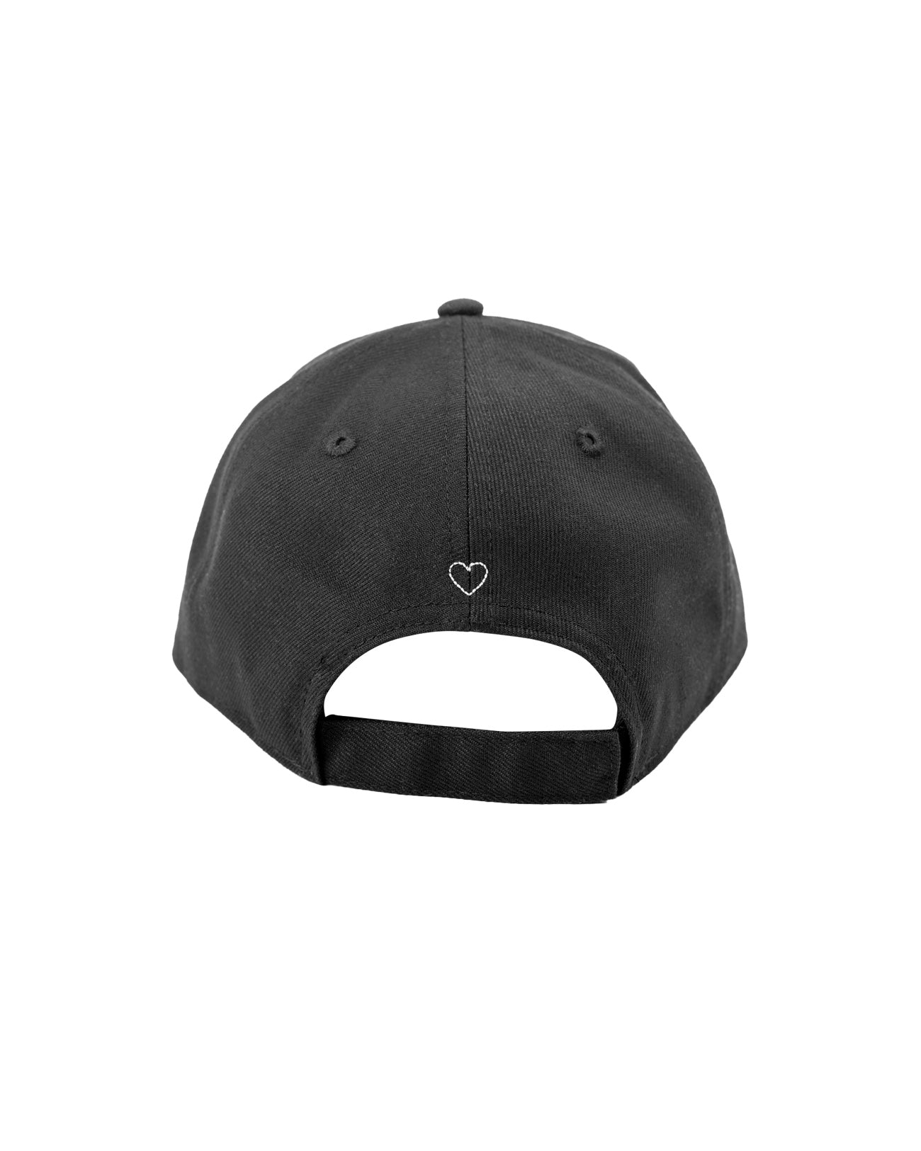 9 FORTY Yankees Heart Embroidery Cap - black×white