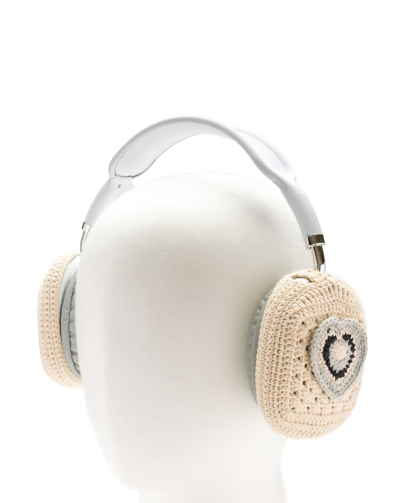 Airpods Max Crochet Case - white