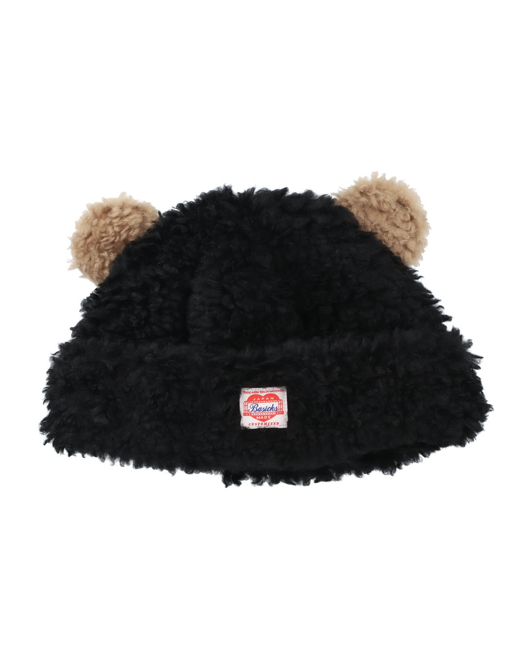 BASICKS | Bear Beanie - black×brown – FAB4 ONLINE STORE