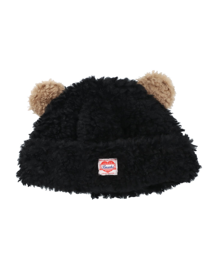 BASICKS | Bear Beanie - black×brown – FAB4 ONLINE STORE