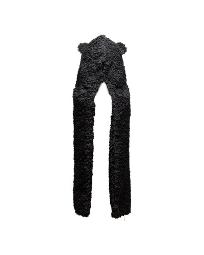 Bear Stole Balaclava - black