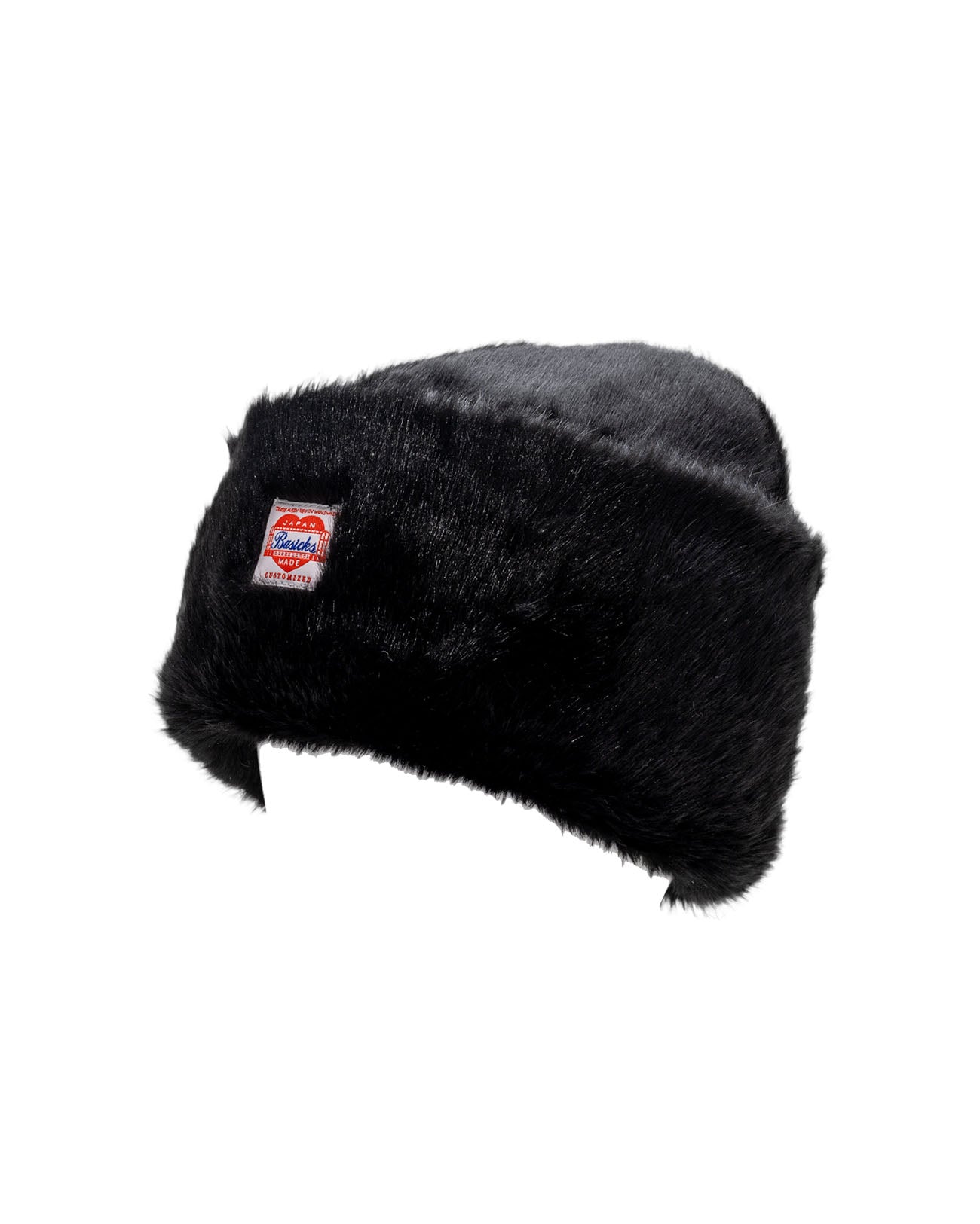 Faux Chinchilla Beanie - black