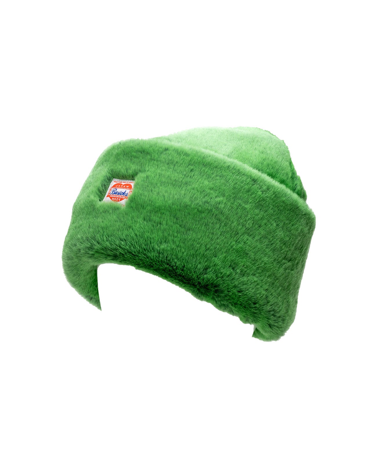 Faux Chinchilla Beanie - green