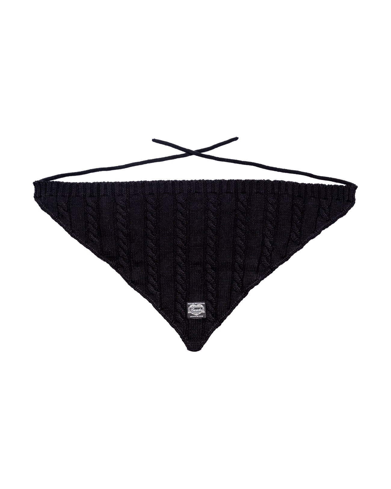 Knit Bandana - black