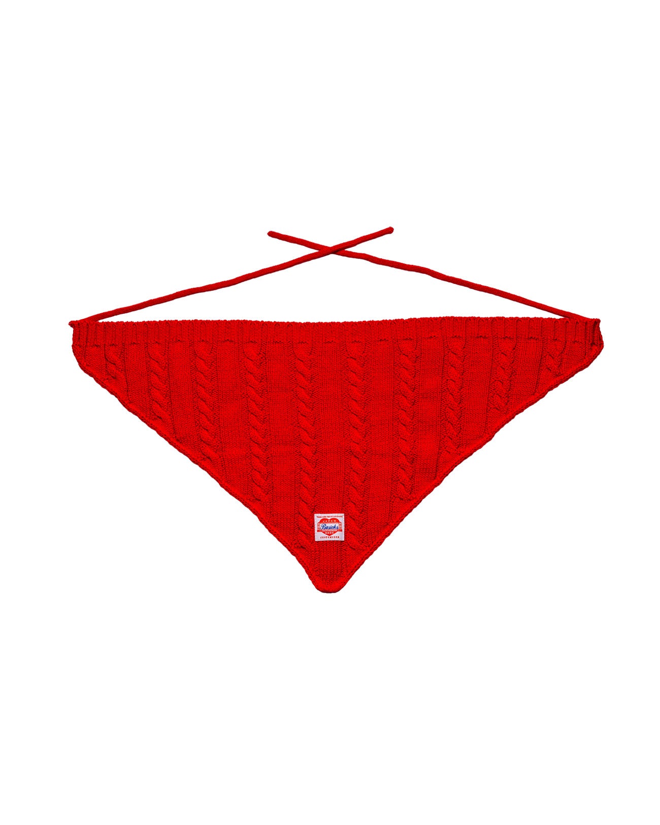 Knit Bandana - red