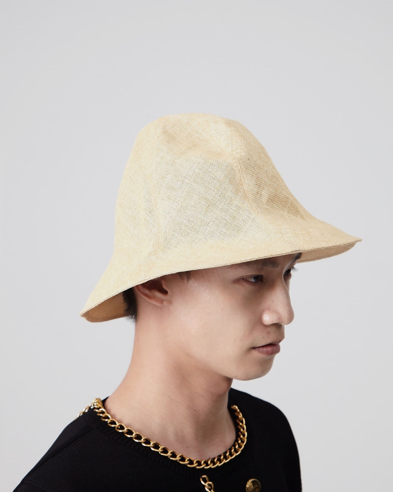 BED j.w. FORD | Paper Tulip hat – beige – FAB4 ONLINE STORE