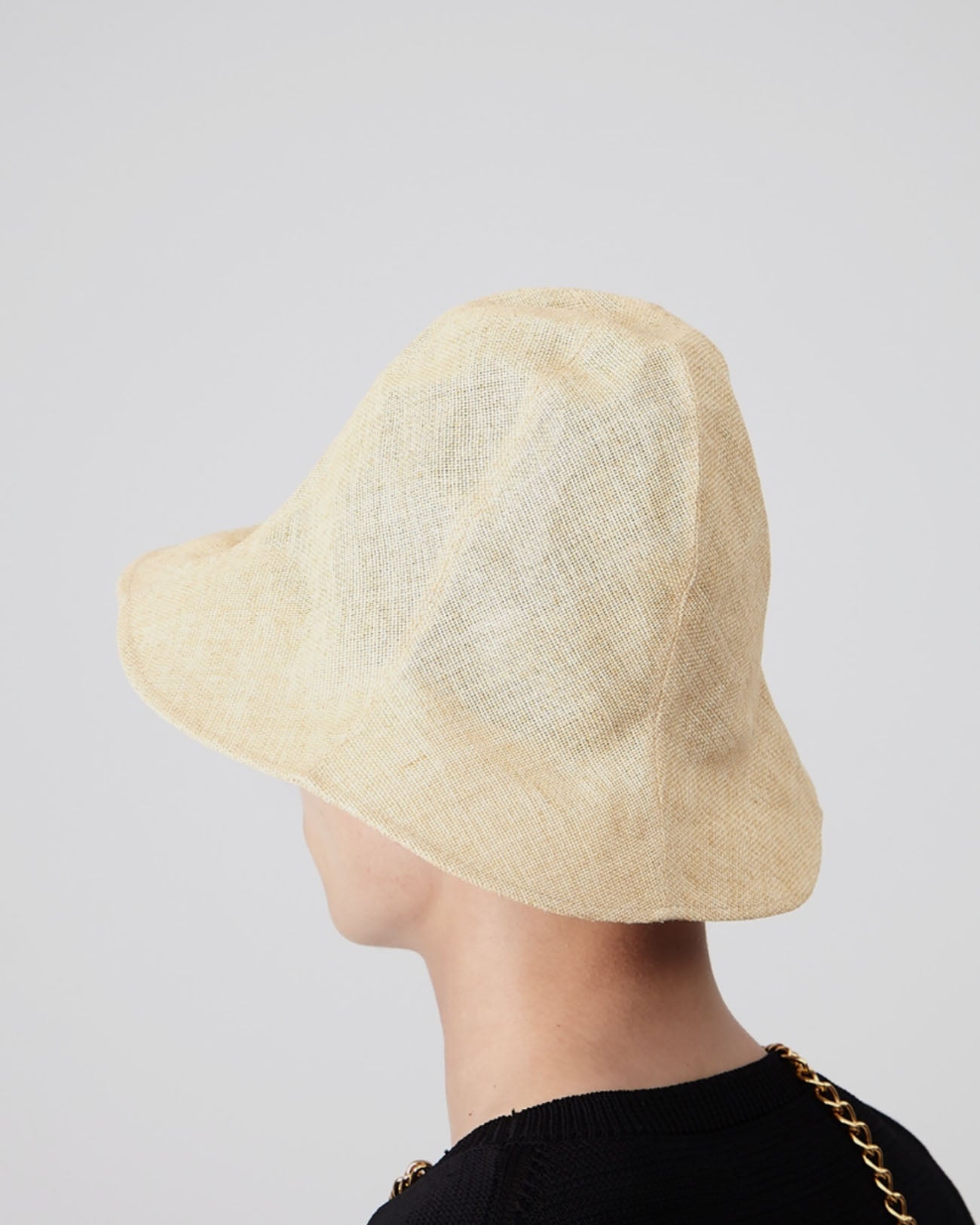 BED j.w. FORD | Paper Tulip hat – beige – FAB4 ONLINE STORE