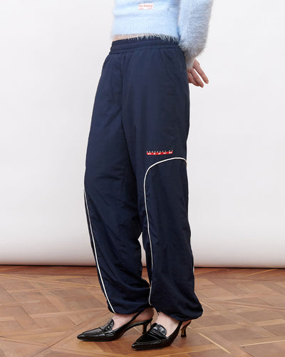 Logo Woven Jogger Pants UNISEX - navy