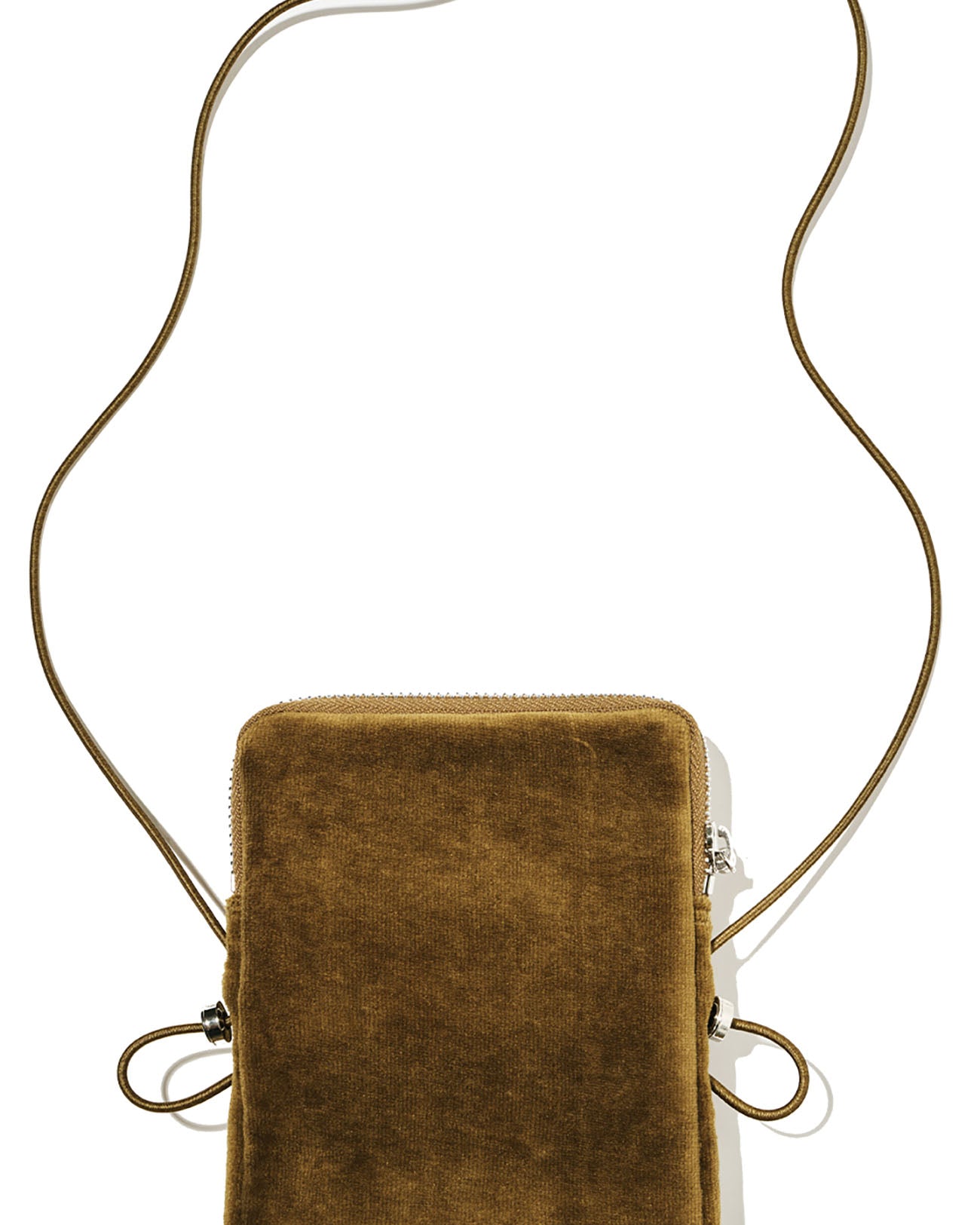 Velour Mini Bag - brown