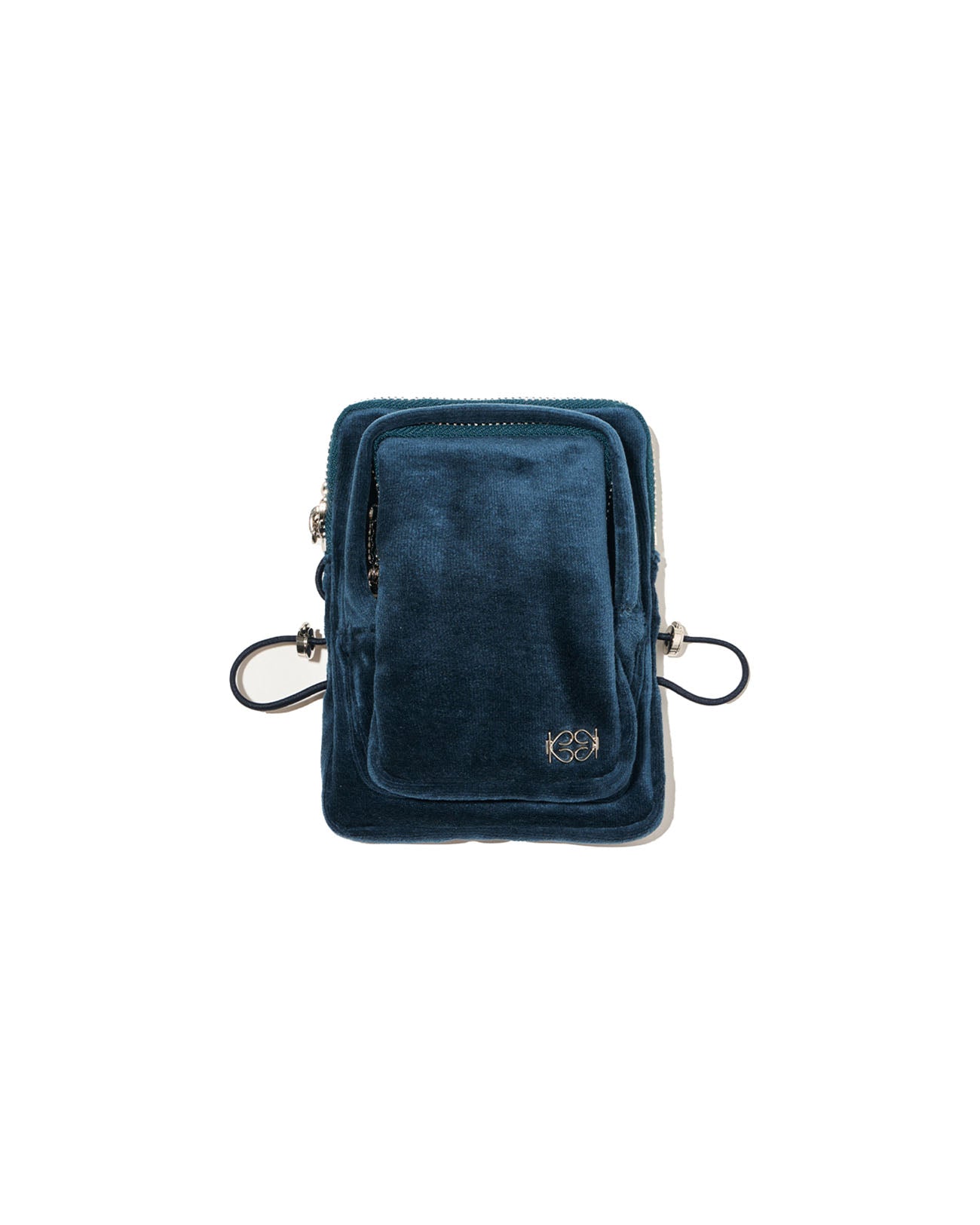 Velour Mini Bag - navy