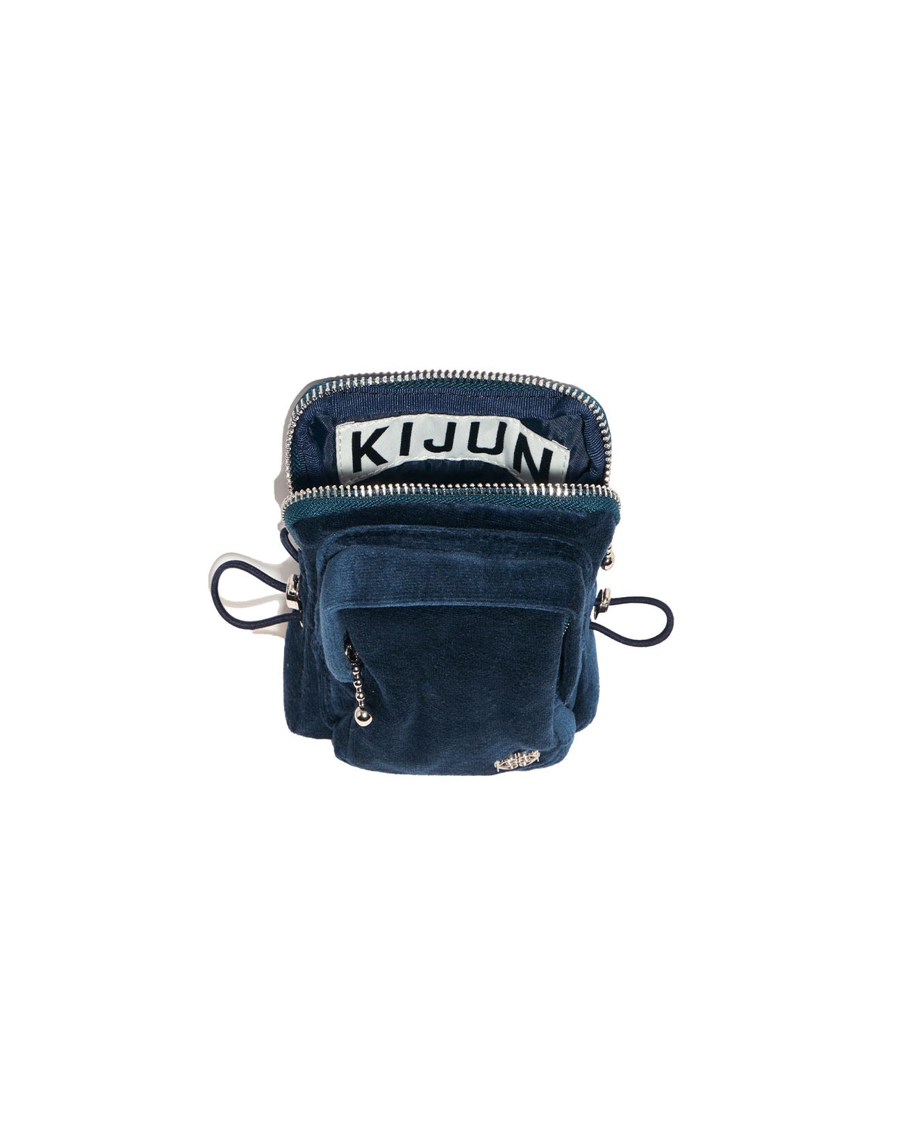 Velour Mini Bag - navy