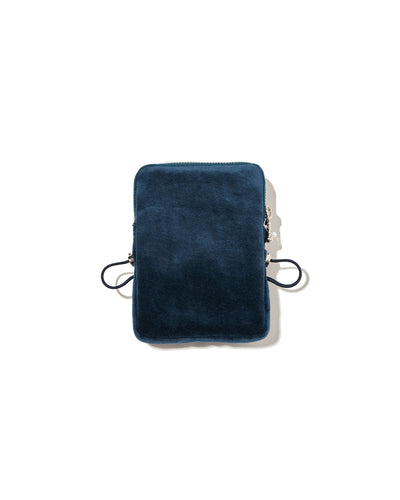 Velour Mini Bag - navy