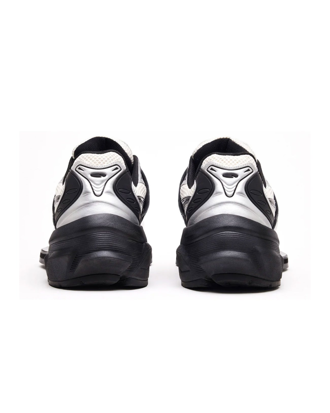 Starting blocks hybrid derby shoes - black/white/silver