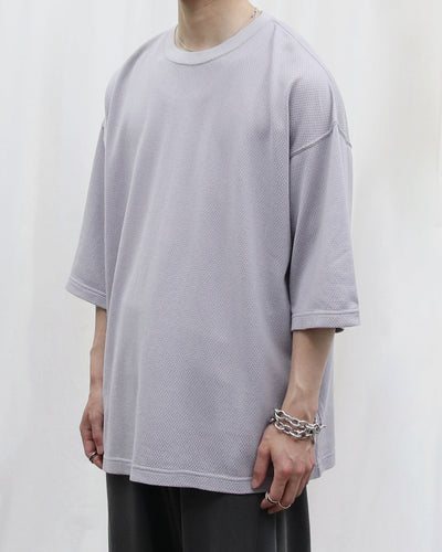 Cotton mesh H/S - gray