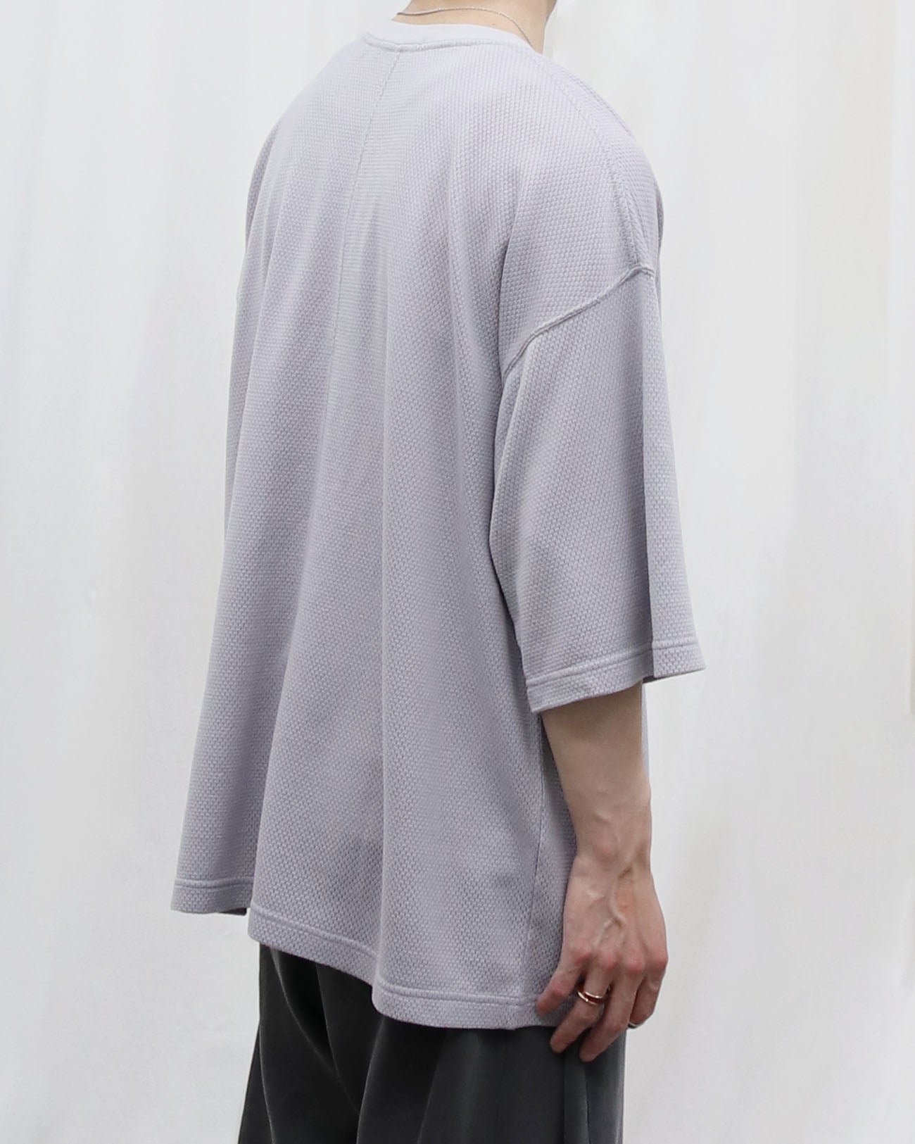 Cotton mesh H/S - gray