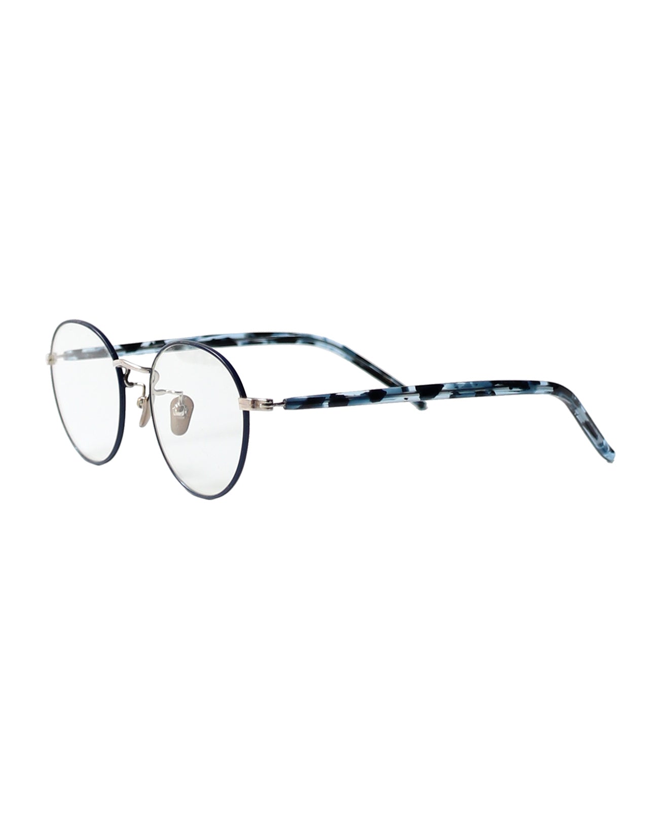 softframe / navy / clear lens