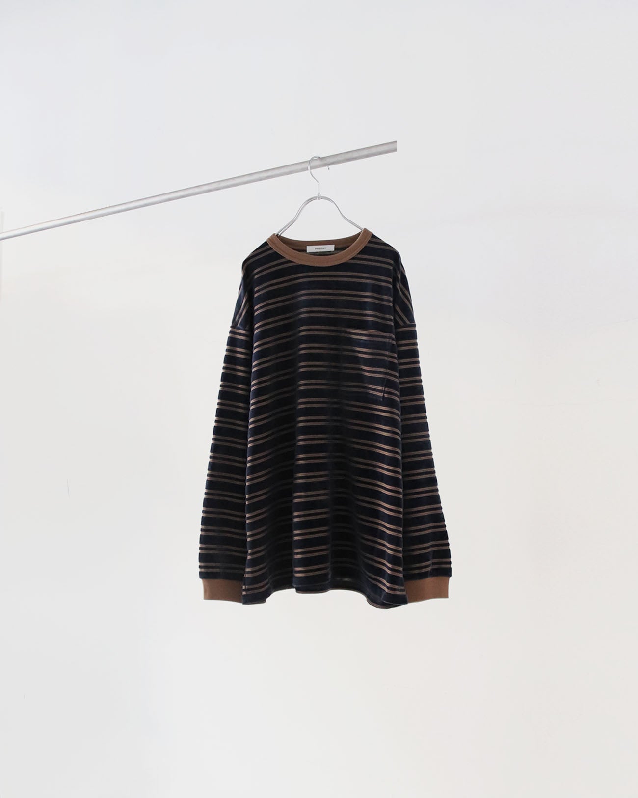 【最終値下げ】PHEENY Velvet border L/S(BOYS) PHEENY | Velvet border L/S - navy – FAB4 ONLINE STORE