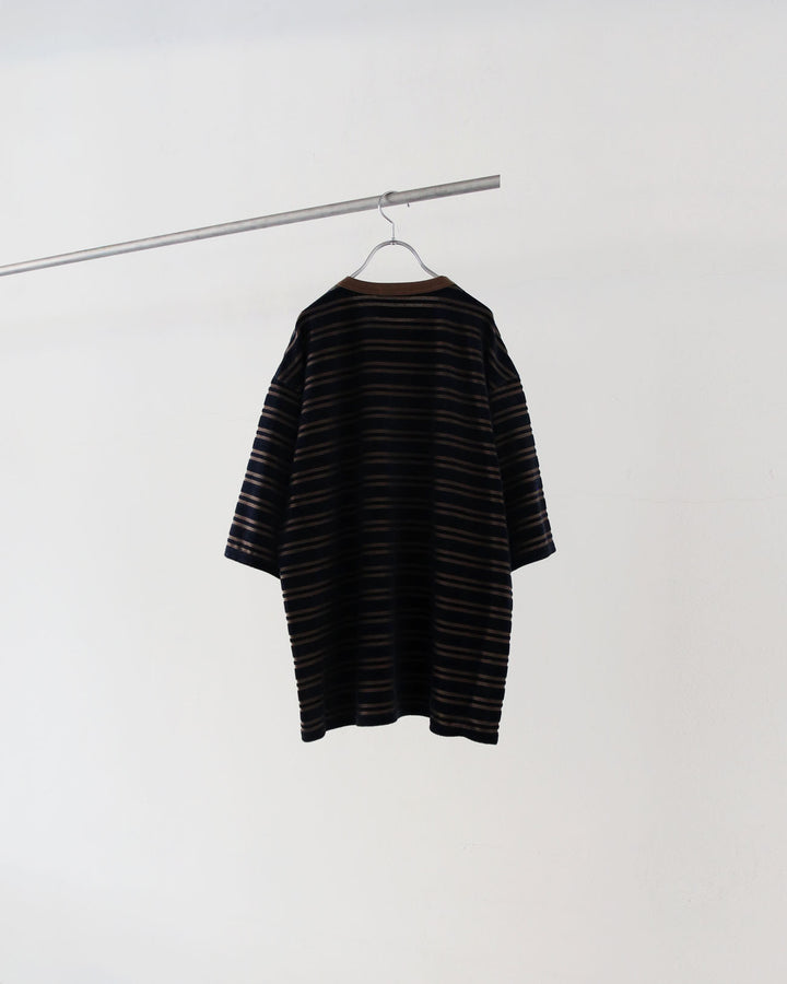 PHEENY | Velvet border S/S - navy – FAB4 ONLINE STORE