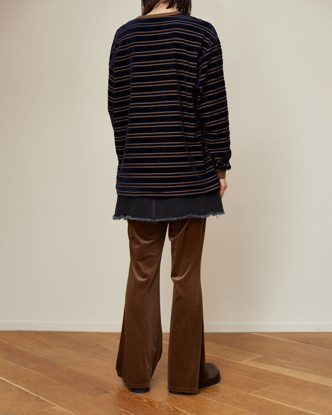 最終値下げ】PHEENY Velvet border L/S(BOYS) PHEENY / Velvet border