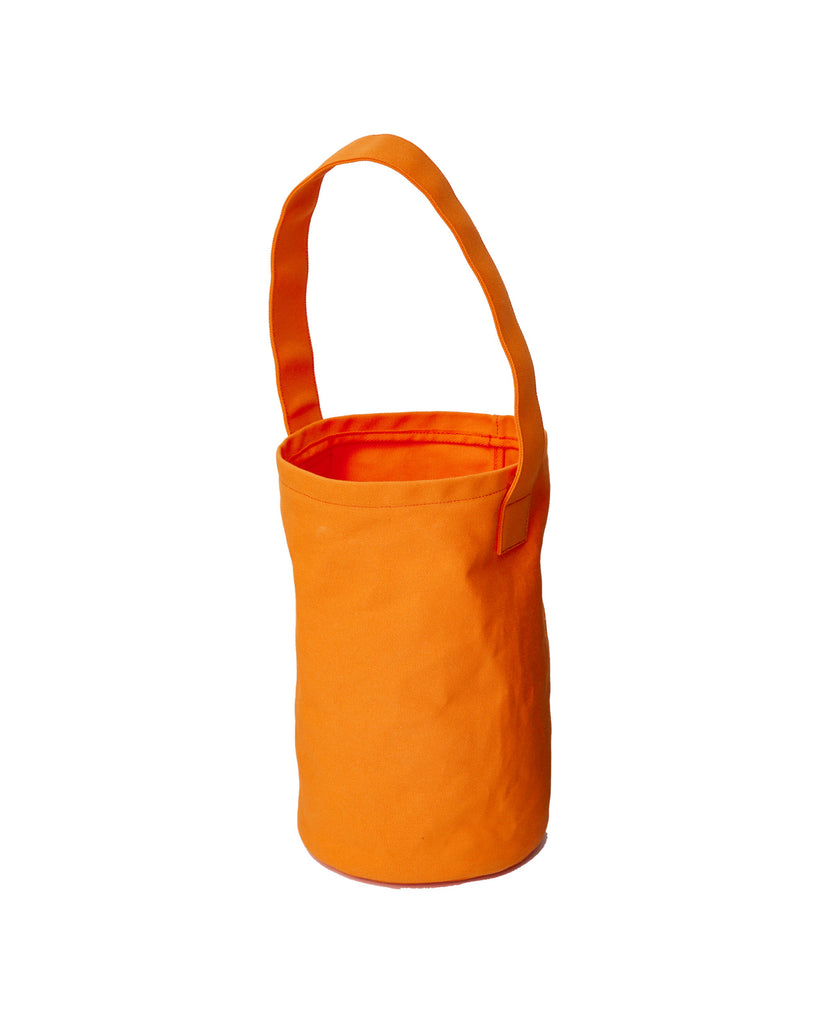PHEENY Canvas bucket bag オレンジ底直径20cm - バッグ