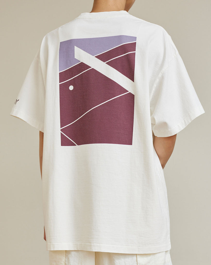 Print-T COURT - burgundy