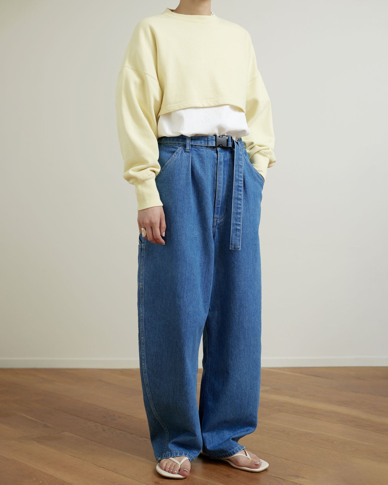 パンツ PHEENY 25SS Vintage denim painter pants PHEENY/VINTAGE