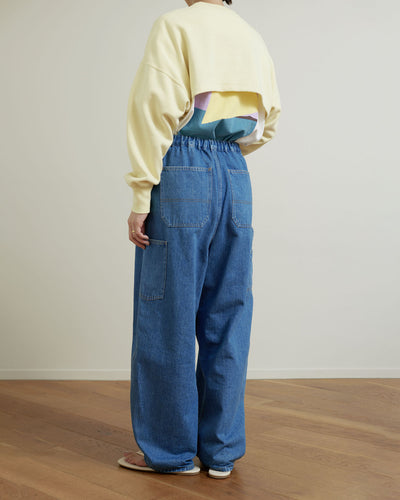 Vintage denim painter pants - indigo