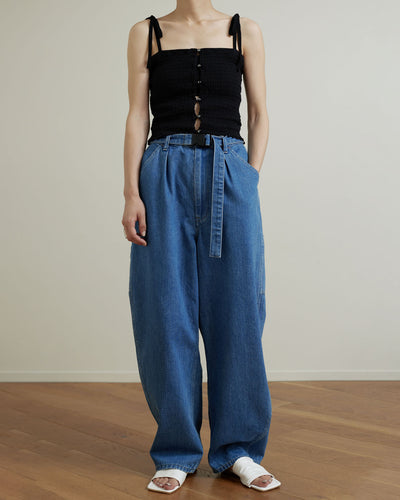 Vintage denim painter pants - indigo