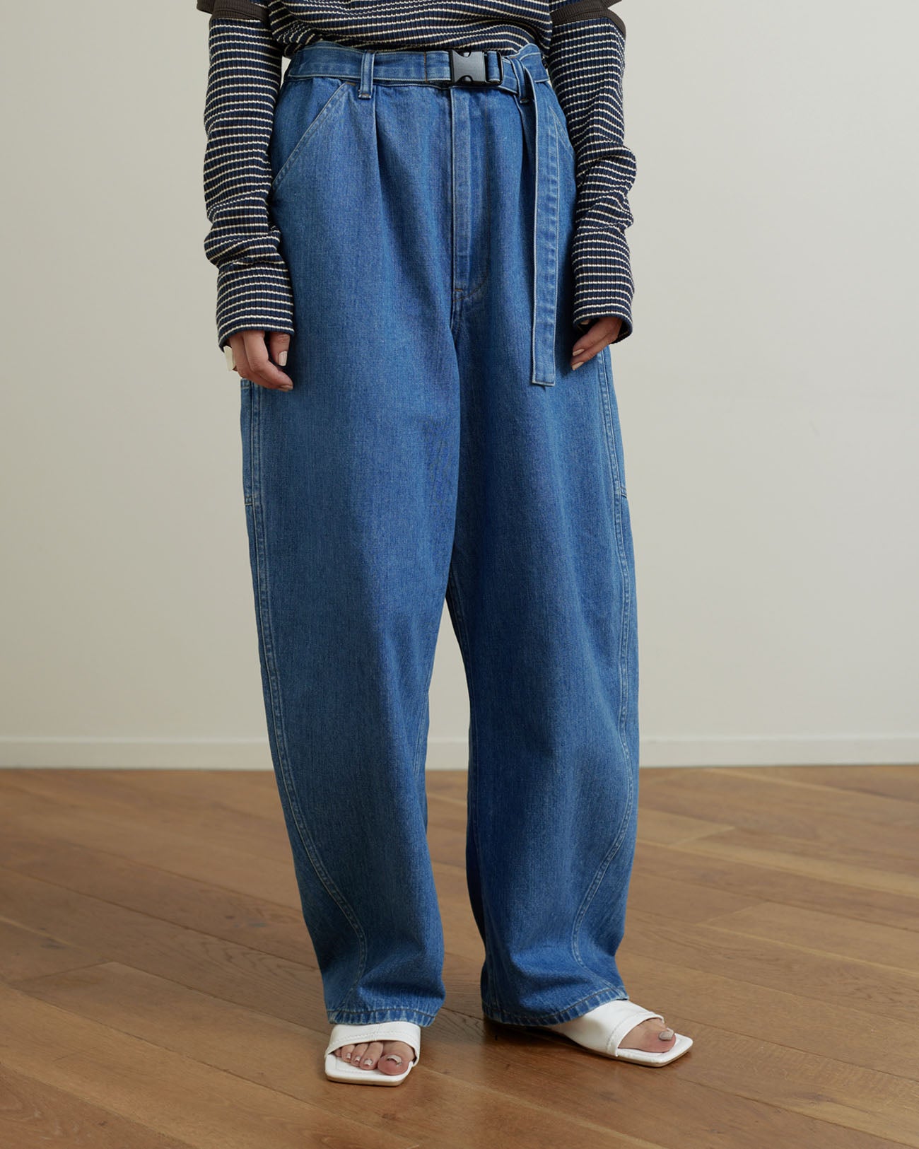 Vintage denim painter pants - indigo