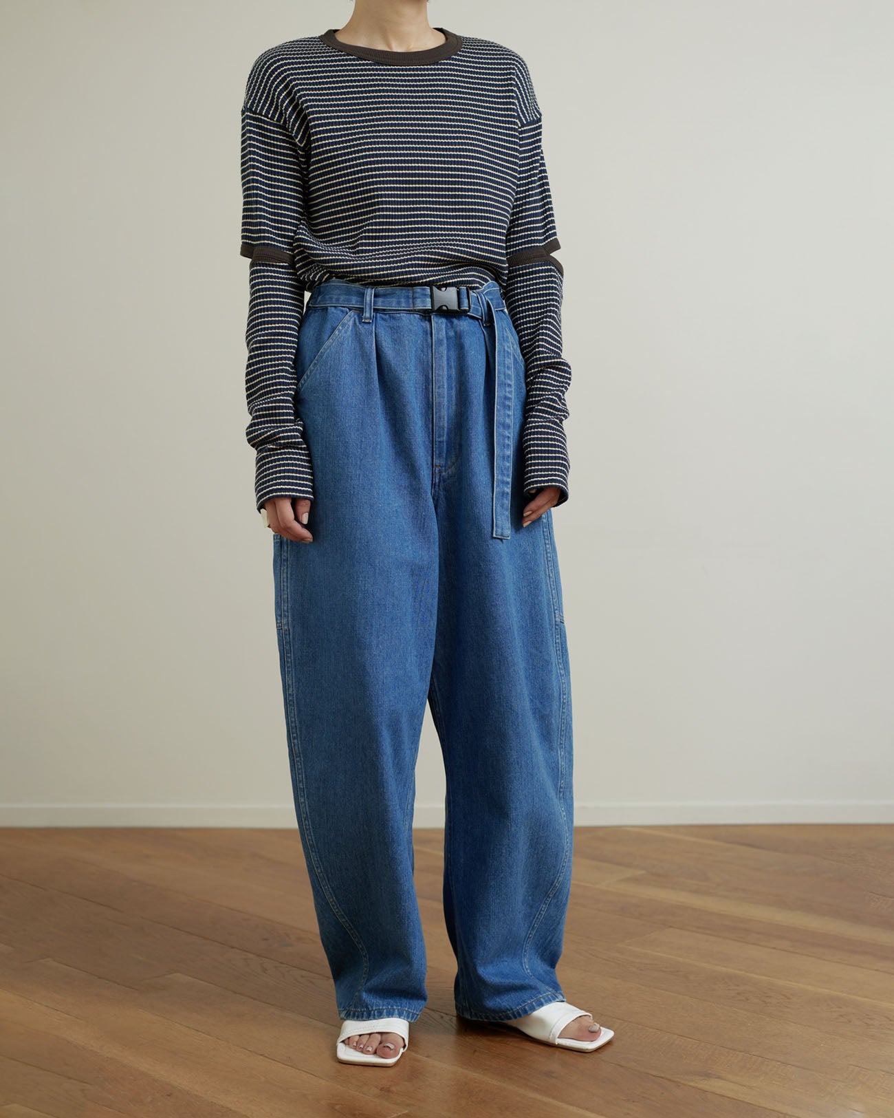 Vintage denim painter pants - indigo