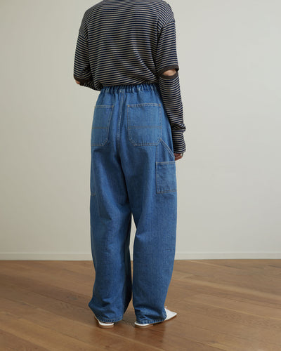 Vintage denim painter pants - indigo