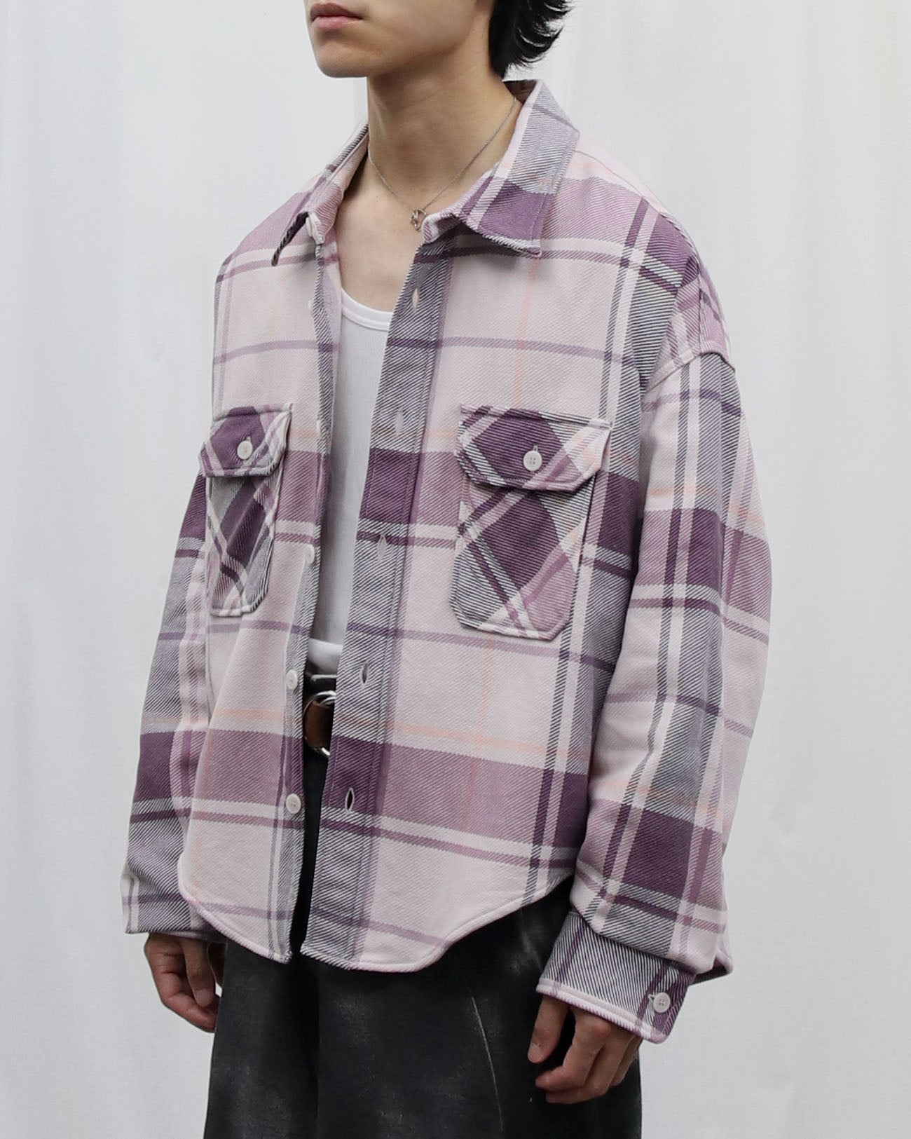 UNUSED | Long sleeve check shirt – FAB4 ONLINE STORE