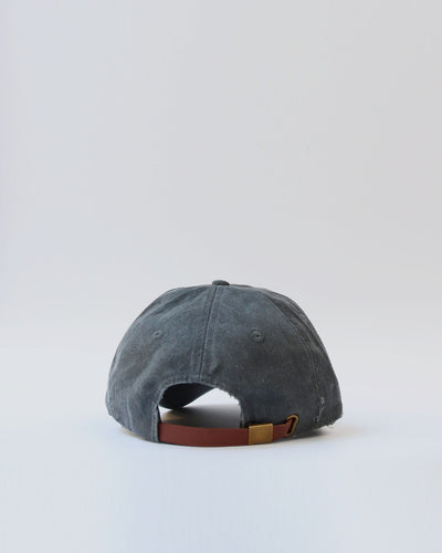 F/UH.02 - Distressed Long Brim Cap - fade black