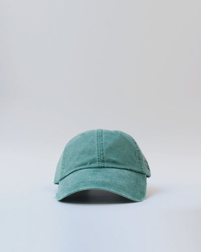 F/UH.02 - Distressed Long Brim Cap - forest