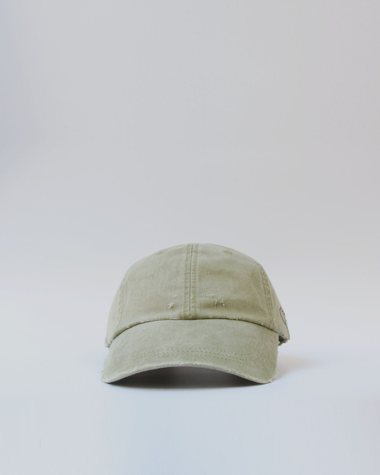 F/UH.02 - Distressed Long Brim Cap - khaki