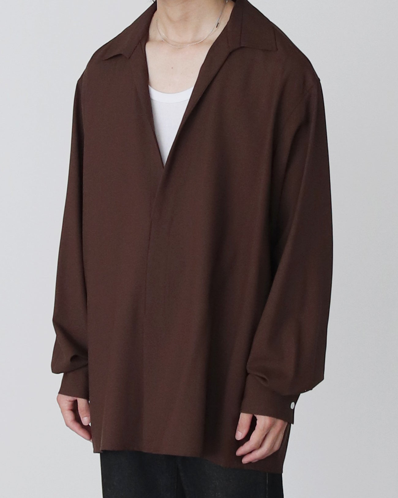 M/SH.01 - Pullover Shirt - brown