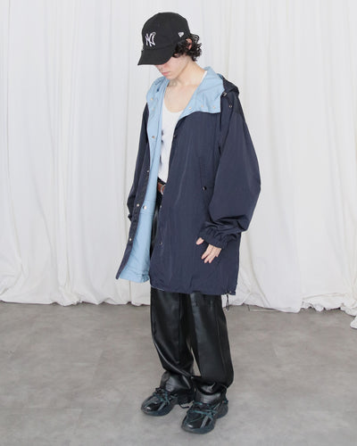 ABY PARKA REV - navy×save - FAB4 ONLINE STORE