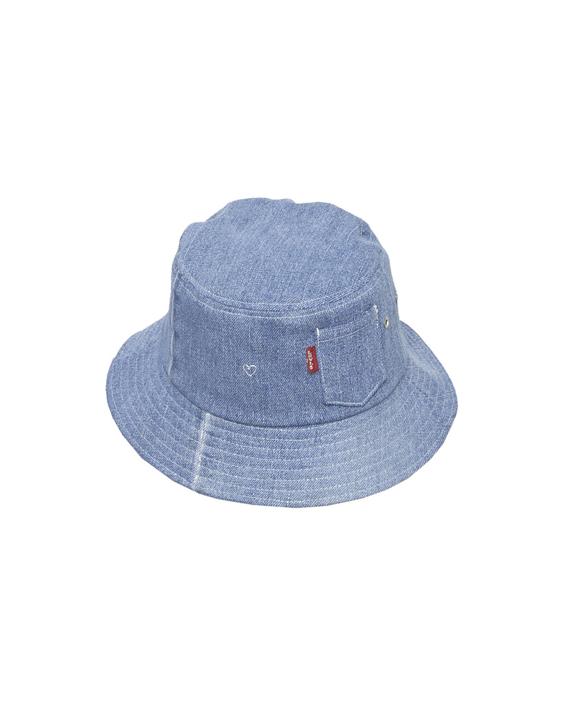 BASICKS | Heart Bucket hat for Sustainable Levis - used – FAB4