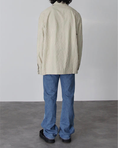 Cotton jacquard - Long sleeve shirts - m.green