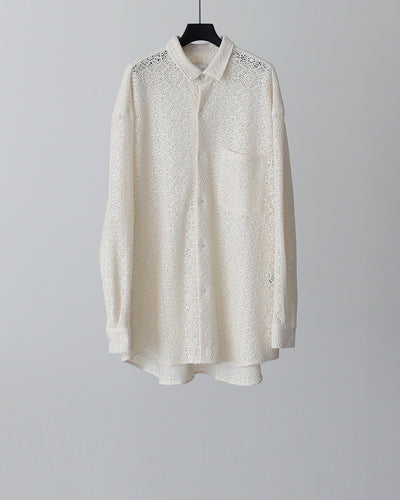 Standard Over Shirt - Lace - ivory