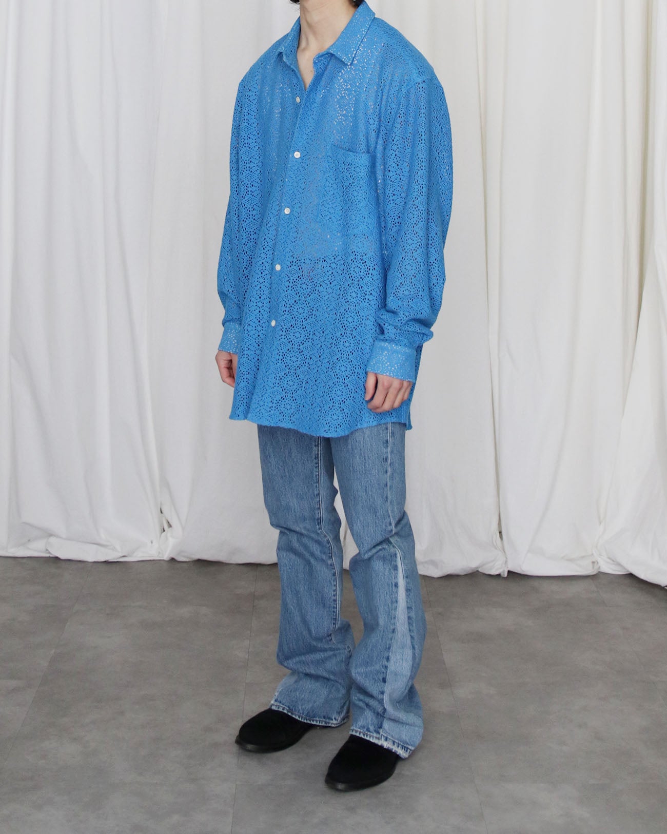 Standard Shirt - Lace - blue