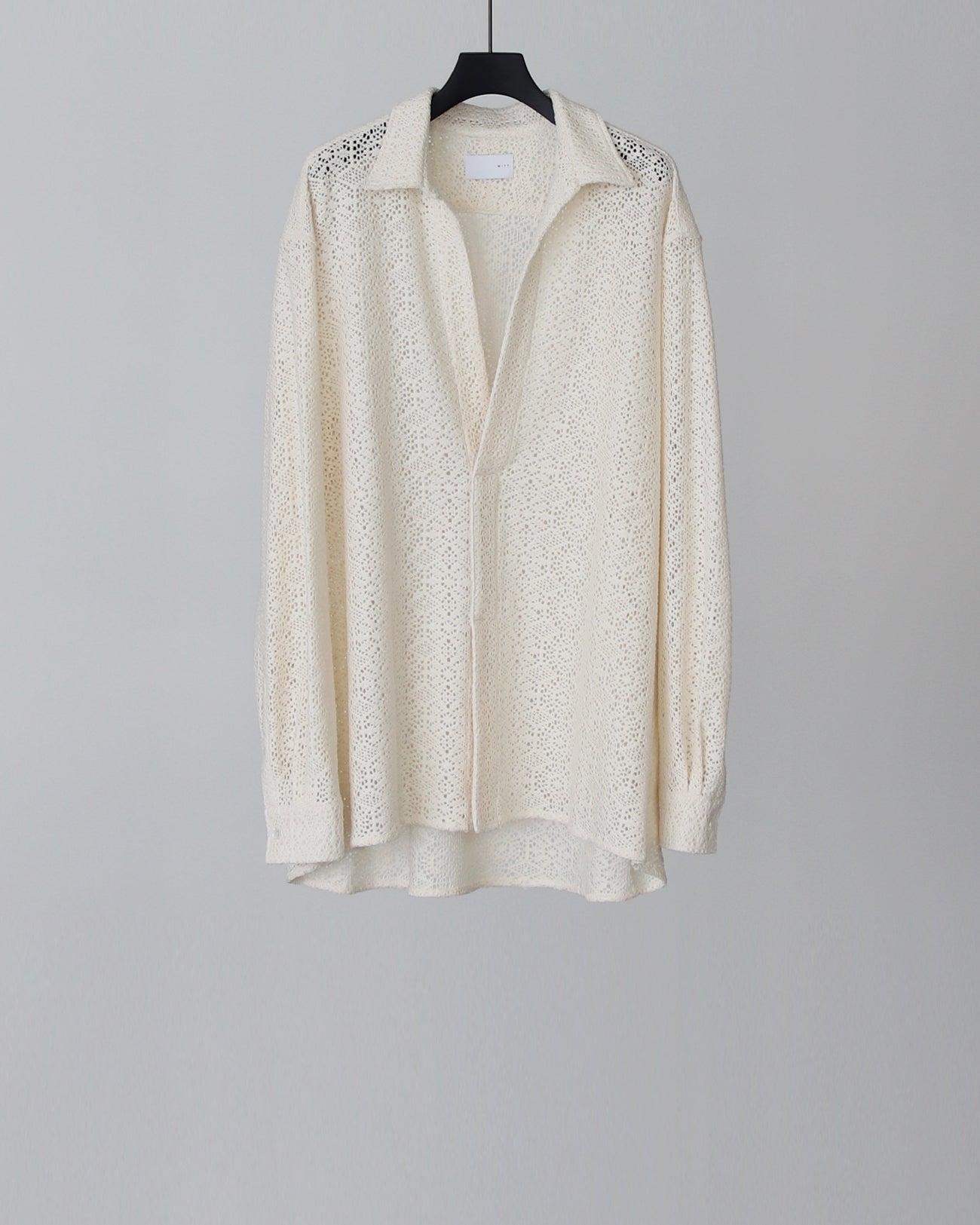 Pullover Over Shirt - Lace - ivory