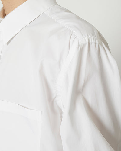 THOMAS MASON 常规色聚拢衬衫 - 白色