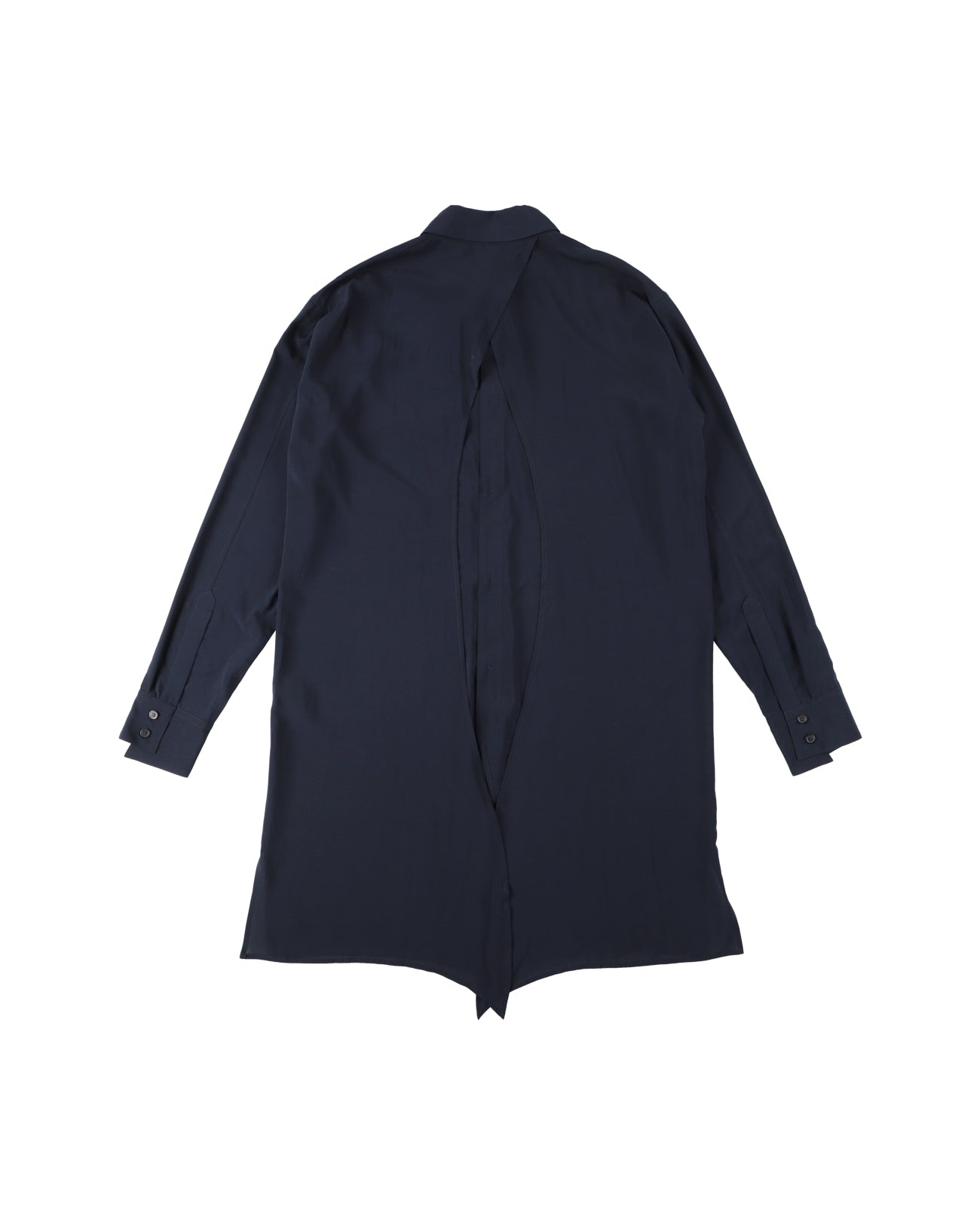 sulvam | Long slit shirts - navy – FAB4 ONLINE STORE