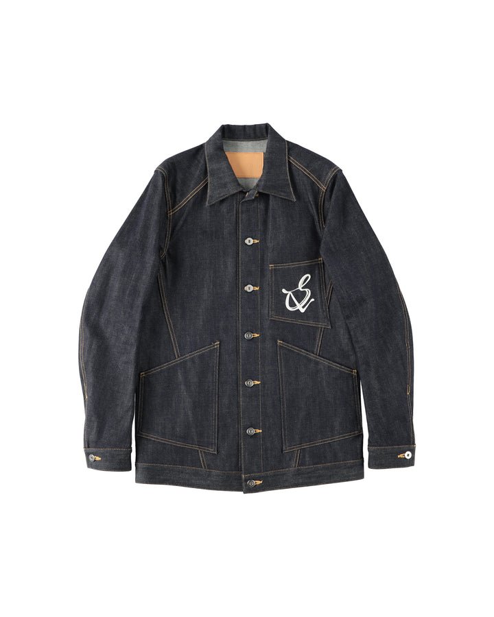 sulvam | Mens slim denim jacket - indigo – FAB4 ONLINE STORE