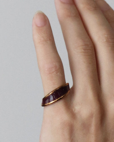 Nails ring - purple
